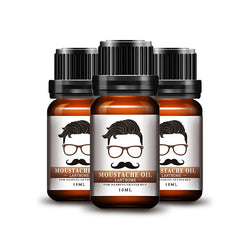 10ml Gentlemen Beard Oil Moisturizes Facial Hair Moustache Cream Essential